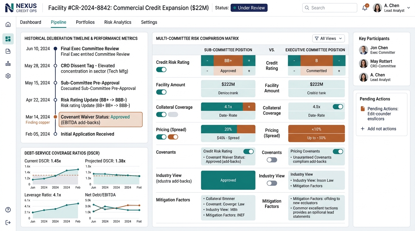 Banking Credit and Risk Approval Dossier